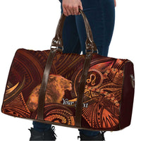 Personalised Polynesia Zodiac Leo Travel Bag Galaxy Polynesian Pattern Chest Tattoo Style LT14 - Polynesian Pride