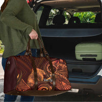 Personalised Polynesia Zodiac Leo Travel Bag Galaxy Polynesian Pattern Chest Tattoo Style LT14 - Polynesian Pride