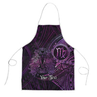 Personalised Polynesia Zodiac Virgo Apron Galaxy Polynesian Pattern Chest Tattoo Style LT14 Purple - Polynesian Pride