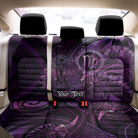 Personalised Polynesia Zodiac Virgo Back Car Seat Cover Galaxy Polynesian Pattern Chest Tattoo Style