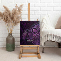 Personalised Polynesia Zodiac Virgo Canvas Wall Art Galaxy Polynesian Pattern Chest Tattoo Style LT14 - Polynesian Pride