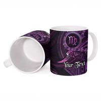 Personalised Polynesia Zodiac Virgo Ceramic Mug Galaxy Polynesian Pattern Chest Tattoo Style LT14 - Polynesian Pride