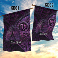 Personalised Polynesia Zodiac Virgo Garden Flag Galaxy Polynesian Pattern Chest Tattoo Style LT14 - Polynesian Pride