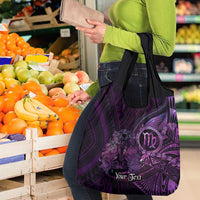 Personalised Polynesia Zodiac Virgo Grocery Bag Galaxy Polynesian Pattern Chest Tattoo Style LT14 - Polynesian Pride