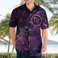 Personalised Polynesia Zodiac Virgo Hawaiian Shirt Galaxy Polynesian Pattern Chest Tattoo Style LT14 - Polynesian Pride