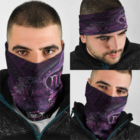 Personalised Polynesia Zodiac Virgo Neck Gaiter Galaxy Polynesian Pattern Chest Tattoo Style LT14 - Polynesian Pride