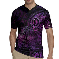 Personalised Polynesia Zodiac Virgo Rugby Jersey Galaxy Polynesian Pattern Chest Tattoo Style LT14 - Polynesian Pride