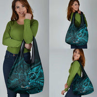 Personalised Polynesia Zodiac Sagittarius Grocery Bag Galaxy Polynesian Pattern Chest Tattoo Style LT14 - Polynesian Pride