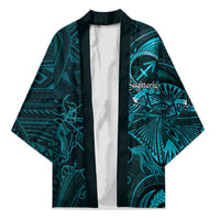 Personalised Polynesia Zodiac Sagittarius Kimono Galaxy Polynesian Pattern Chest Tattoo Style
