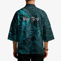 Personalised Polynesia Zodiac Sagittarius Kimono Galaxy Polynesian Pattern Chest Tattoo Style