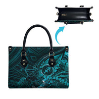 Personalised Polynesia Zodiac Sagittarius Leather Bag Galaxy Polynesian Pattern Chest Tattoo Style LT14 - Polynesian Pride