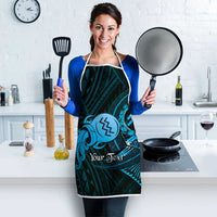 Personalised Polynesia Zodiac Aquarius Apron Galaxy Polynesian Pattern Chest Tattoo Style LT14 - Polynesian Pride