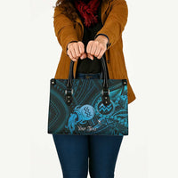 Personalised Polynesia Zodiac Aquarius Leather Bag Galaxy Polynesian Pattern Chest Tattoo Style LT14 - Polynesian Pride