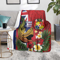 Hawaii And Tonga Blanket Shark Tattoo With Tongan Coat Of Arms LT14 - Polynesian Pride