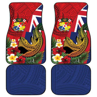 Hawaii And Tonga Car Mats Shark Tattoo With Tongan Coat Of Arms