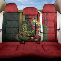 Hawaii And Tonga Back Car Seat Cover King Kamehameha Tribal Ngatu Pattern