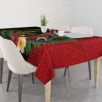 Hawaii And Tonga Tablecloth King Kamehameha Tribal Ngatu Pattern LT14 - Polynesian Pride
