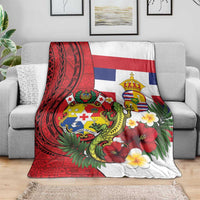 Hawaii And Tonga Blanket King Kalakaua Tribal Gecko Tongan Ngatu LT14 - Polynesian Pride