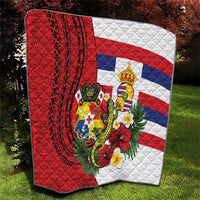 Hawaii And Tonga Quilt King Kalakaua Tribal Gecko Tongan Ngatu