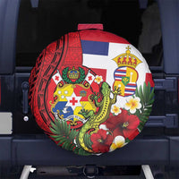 Hawaii And Tonga Spare Tire Cover King Kalakaua Tribal Gecko Tongan Ngatu