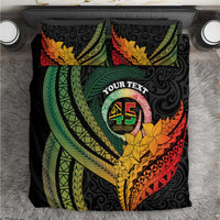 Personalised Vanuatu Independence Day Bedding Set July 30 Pig Tusk Long God Yumi Stanap
