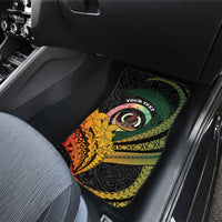 Personalised Vanuatu Independence Day Car Mats July 30 Pig Tusk Long God Yumi Stanap LT14 - Polynesian Pride