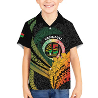 Personalised Vanuatu Independence Day Family Matching Tank Maxi Dress and Hawaiian Shirt July 30 Pig Tusk Long God Yumi Stanap