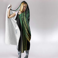 Personalised Vanuatu Independence Day Hooded Blanket July 30 Pig Tusk Long God Yumi Stanap LT14 - Polynesian Pride