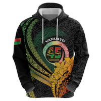 Personalised Vanuatu Independence Day Hoodie July 30 Pig Tusk Long God Yumi Stanap LT14 - Polynesian Pride