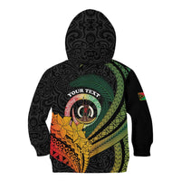 Personalised Vanuatu Independence Day Kid Hoodie July 30 Pig Tusk Long God Yumi Stanap