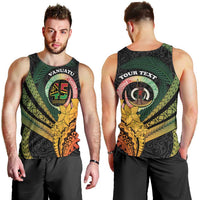 Personalised Vanuatu Independence Day Men Tank Top July 30 Pig Tusk Long God Yumi Stanap LT14 - Polynesian Pride