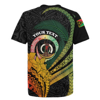 Personalised Vanuatu Independence Day Rugby Jersey July 30 Pig Tusk Long God Yumi Stanap LT14 - Polynesian Pride