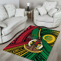 Halo Vanuatu Area Rug Happy 46th Independence Anniversary LT14 - Polynesian Pride