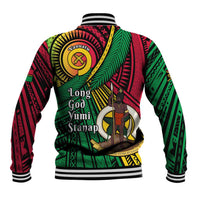 Halo Vanuatu Baseball Jacket Happy 45th Independence Anniversary LT14 - Polynesian Pride