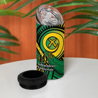 Halo Vanuatu 4 in 1 Can Cooler Tumbler Happy 46th Independence Anniversary LT14 - Polynesian Pride