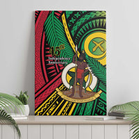 Halo Vanuatu Canvas Wall Art Happy 45th Independence Anniversary LT14 - Polynesian Pride