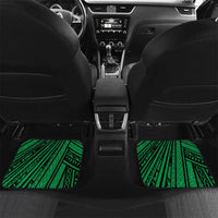 Halo Vanuatu Car Mats Happy 45th Independence Anniversary LT14 Set 2pcs - Back Black - Polynesian Pride