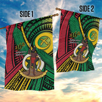 Halo Vanuatu Garden Flag Happy 46th Independence Anniversary LT14 - Polynesian Pride