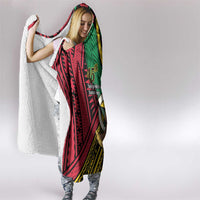 Halo Vanuatu Hooded Blanket Happy 45th Independence Anniversary LT14 - Polynesian Pride