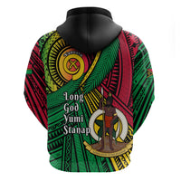Halo Vanuatu Hoodie Happy 46th Independence Anniversary LT14 - Polynesian Pride