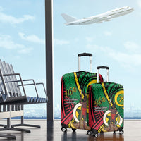 Halo Vanuatu Luggage Cover Happy 46th Independence Anniversary LT14 - Polynesian Pride