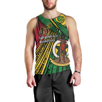 Halo Vanuatu Men Tank Top Happy 45th Independence Anniversary LT14 - Polynesian Pride