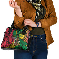Halo Vanuatu Shoulder Handbag Happy 46th Independence Anniversary LT14 - Polynesian Pride