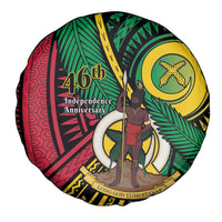Halo Vanuatu Spare Tire Cover Happy 46th Independence Anniversary LT14 - Polynesian Pride