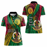 Halo Vanuatu Women Polo Shirt Happy 45th Independence Anniversary