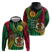 Halo Vanuatu Zip Hoodie Happy 46th Independence Anniversary LT14 - Polynesian Pride