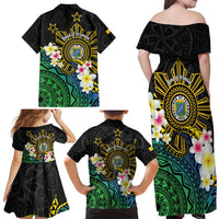 Lalawigan ng Palawan Family Matching Off Shoulder Maxi Dress and Hawaiian Shirt Philippines Province Land of Promise