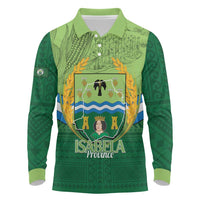 Isabela Philippines Long Sleeve Polo Shirt Queen Province Of The North