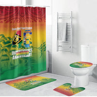 Vanuatu Indipendens Dei Bathroom Set Yumi 46th Independence Anniversary LT14 Bathroom Set (4 pcs) Reggae - Polynesian Pride