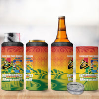 Vanuatu Indipendens Dei 4 in 1 Can Cooler Tumbler Yumi 46th Independence Anniversary LT14 - Polynesian Pride